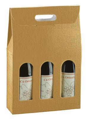 Τσάντα δώρου 3 φιαλών Seta Oro